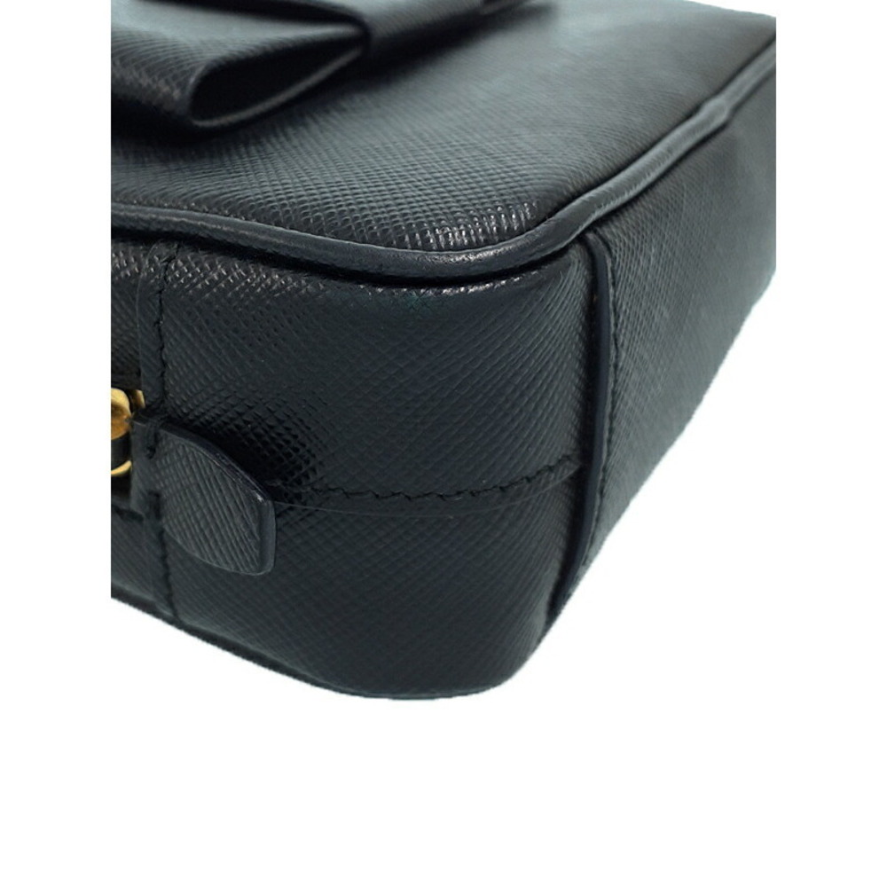 Prada Saffiano Leather Shoulder Bag - Picture 8 of 9
